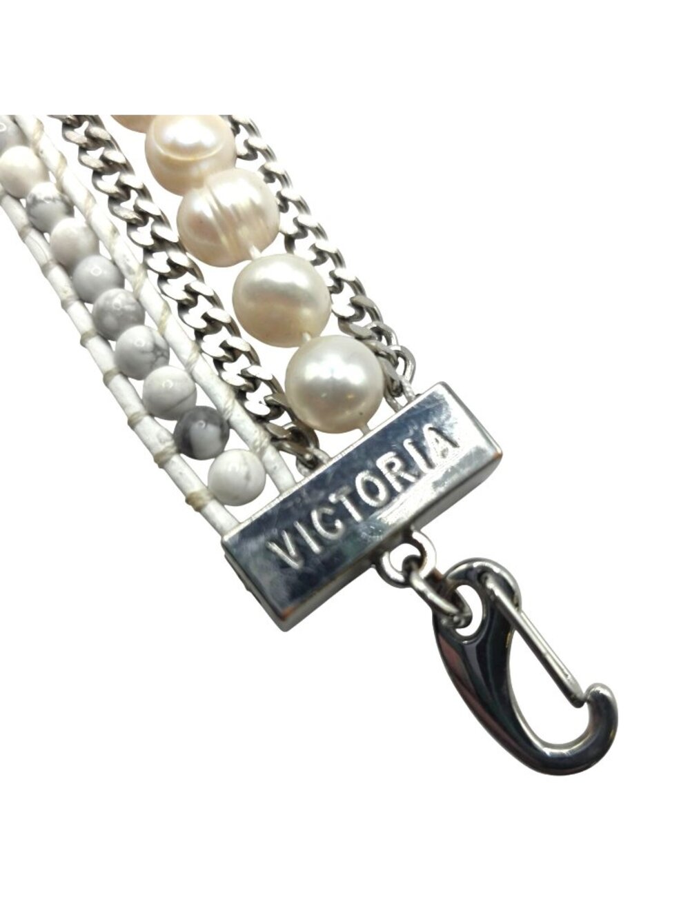 Multi-Strand Bracelet Victoria Emerson Silver-Tone neutral womens jewelry